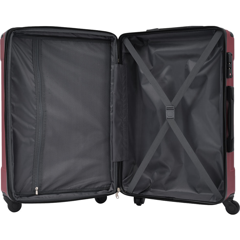 الصورة المصغرة: Hardshell Luggage Sets 3 Pcs Spinner Suitcase with TSA Lock Lightweight 20\'\'24