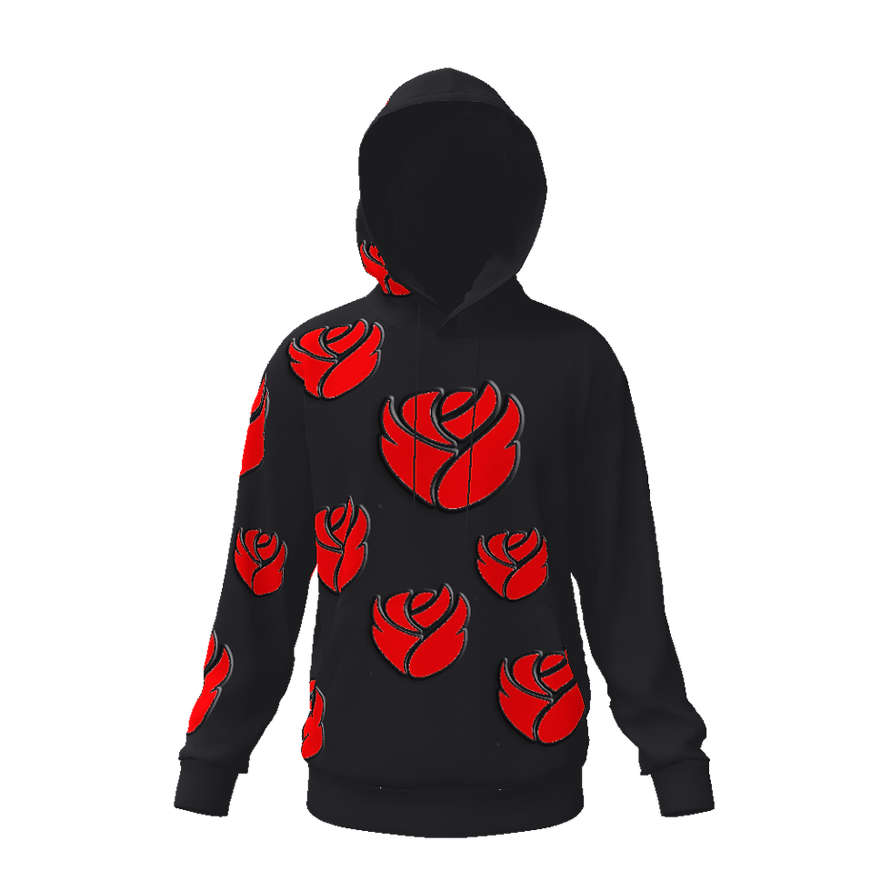 섬네일: Rose Tribal Unisex Basic Hoodie