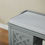 Thumbnail: Coventry 45"W Wood Storage Bench with Cushion, Gray