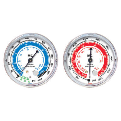 Mastercool 85500 REPLACEMENT GAUGE 2 1/2" R134, R12 Refrigerant /PSI/F High Side