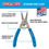 Thumbnail: Channellock 927 8in. CONVERTIBLE RETAINING RING PLIERS