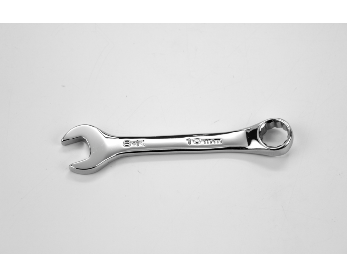 S-K 88110 10mm 12 Pt Metric Short Comb Chrome Wrench