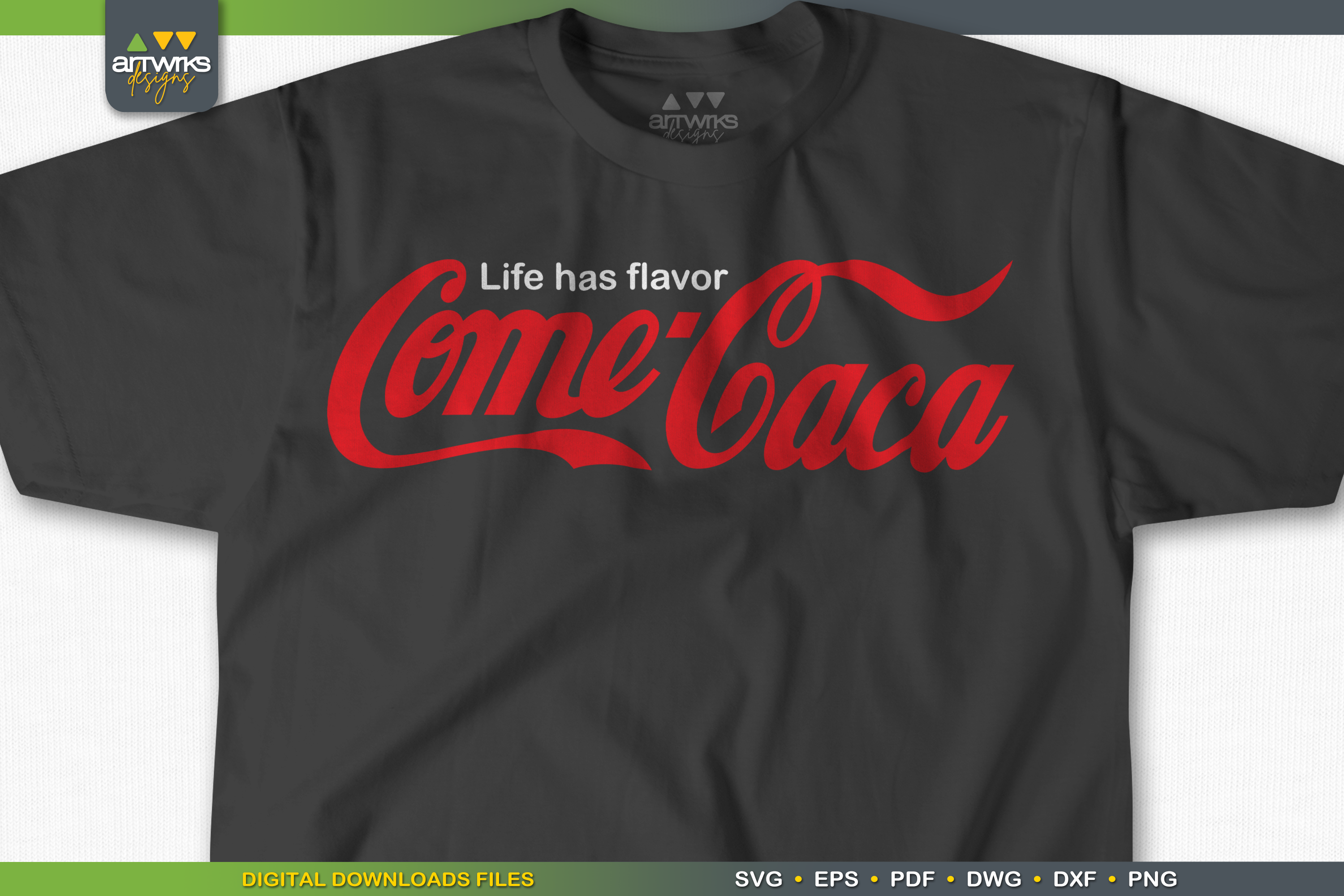 Spanglish SVG file Coca Cola Logo parody funny Quote SVG files