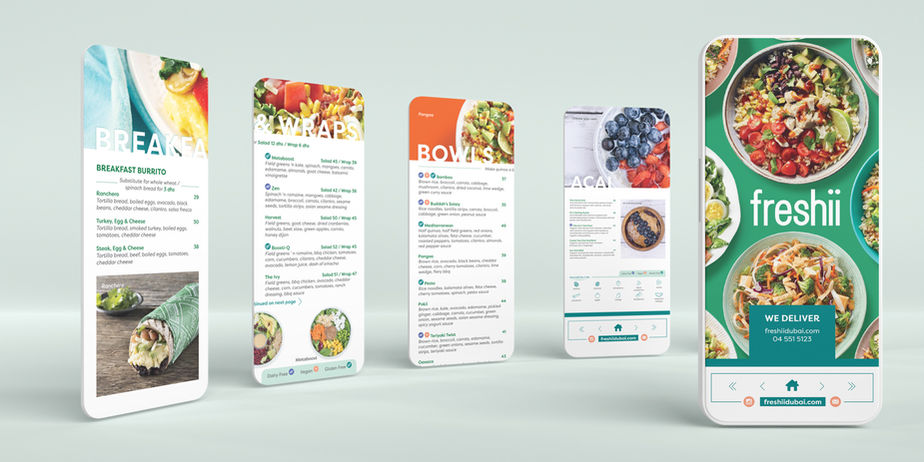 Digital and Print Menu