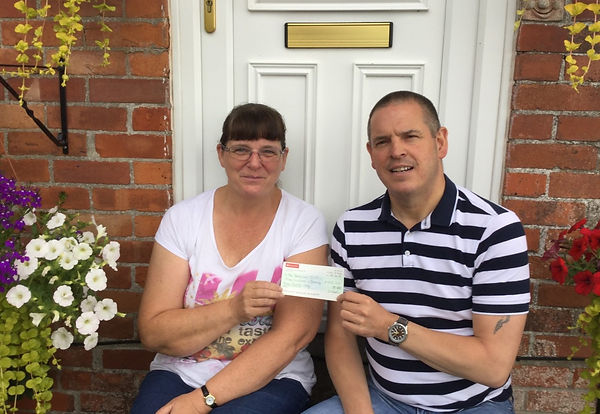 Mark Vincent Coll. Cheque from his siste