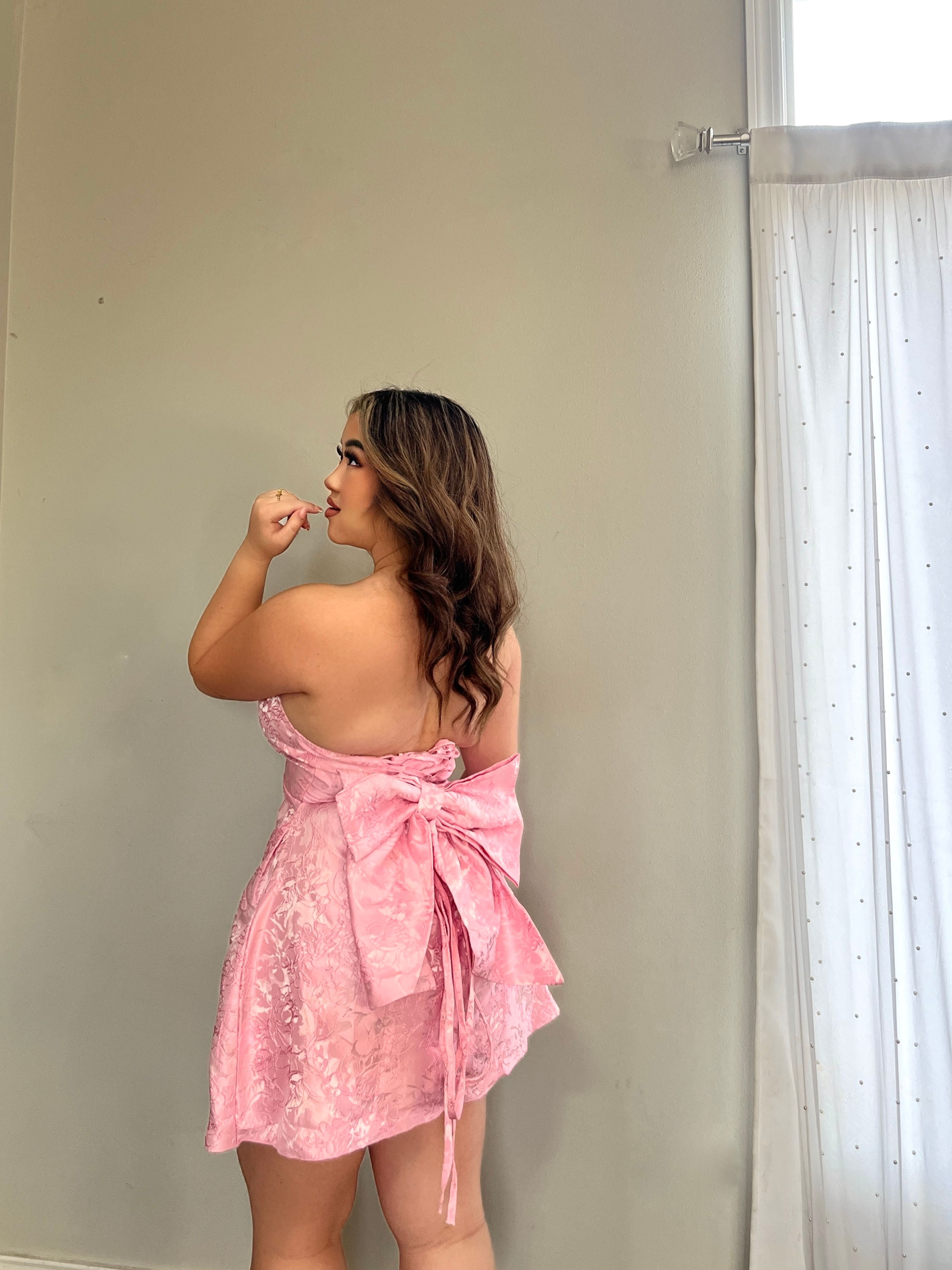 Cupids Bow Mini Dress