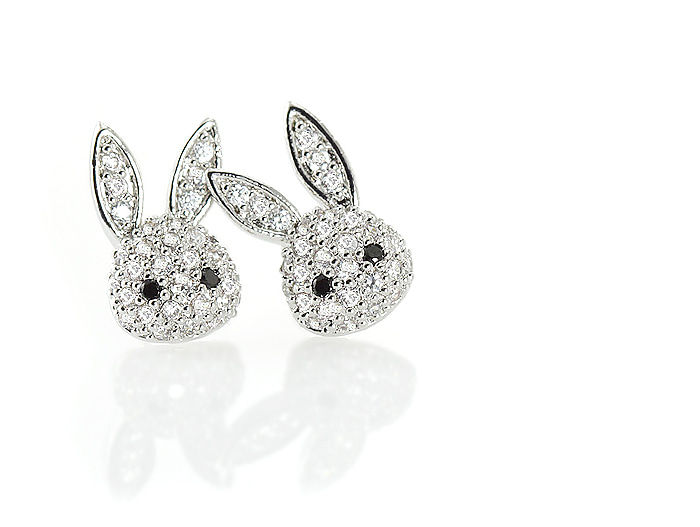 ภาพขนาดย่อ: Cutie Bunny Earrings and Necklace Set - Best Birthday Gifts