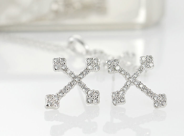 縮圖：Espoir Silver Earrings and Necklace Set