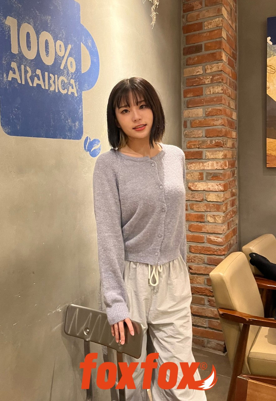Thumbnail: Soft round alpaca cardigan