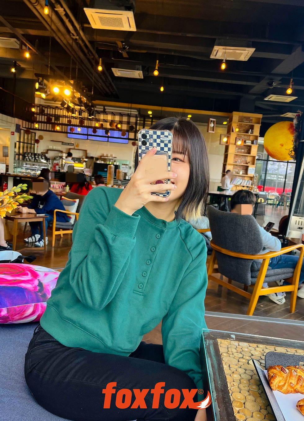 Miniatura: Button cropped sweatshirt