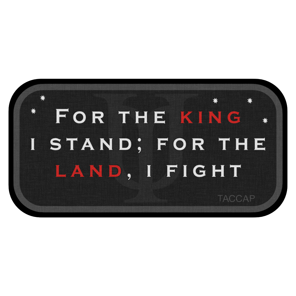 I Stand, I Fight Taccap Patch