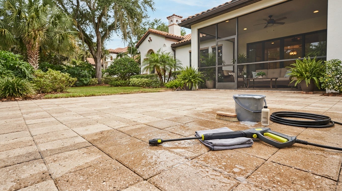 Best Way to Clean Patio Pavers in St. Augustine: A Safe, Practical Guide