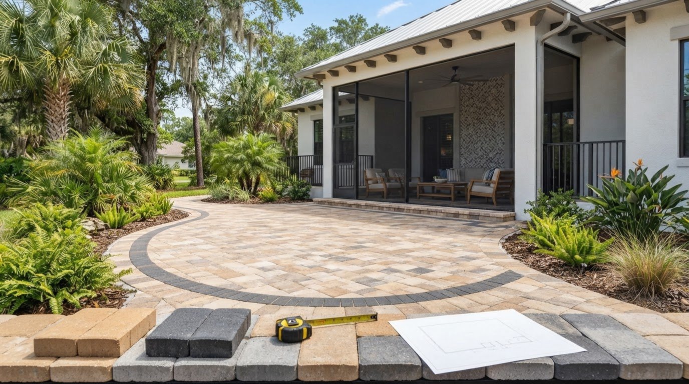 Estimating Paver Patio Cost Saint Augustine by Square Foot