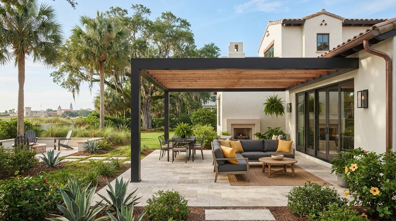 Custom Pergola Design in St. Augustine: Plan an Outdoor Space That Fits Your Home