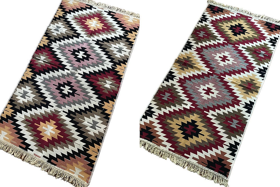 80x125 S7 piros kétoldalas szőnyeg