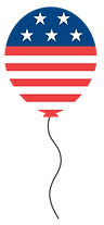 American Flag Balloon