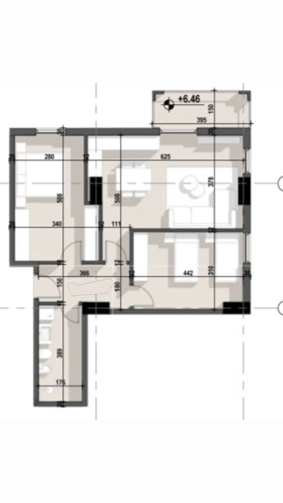 Thumbnail: Apartament 2+1 per shitje tek Green Hill Residence.
