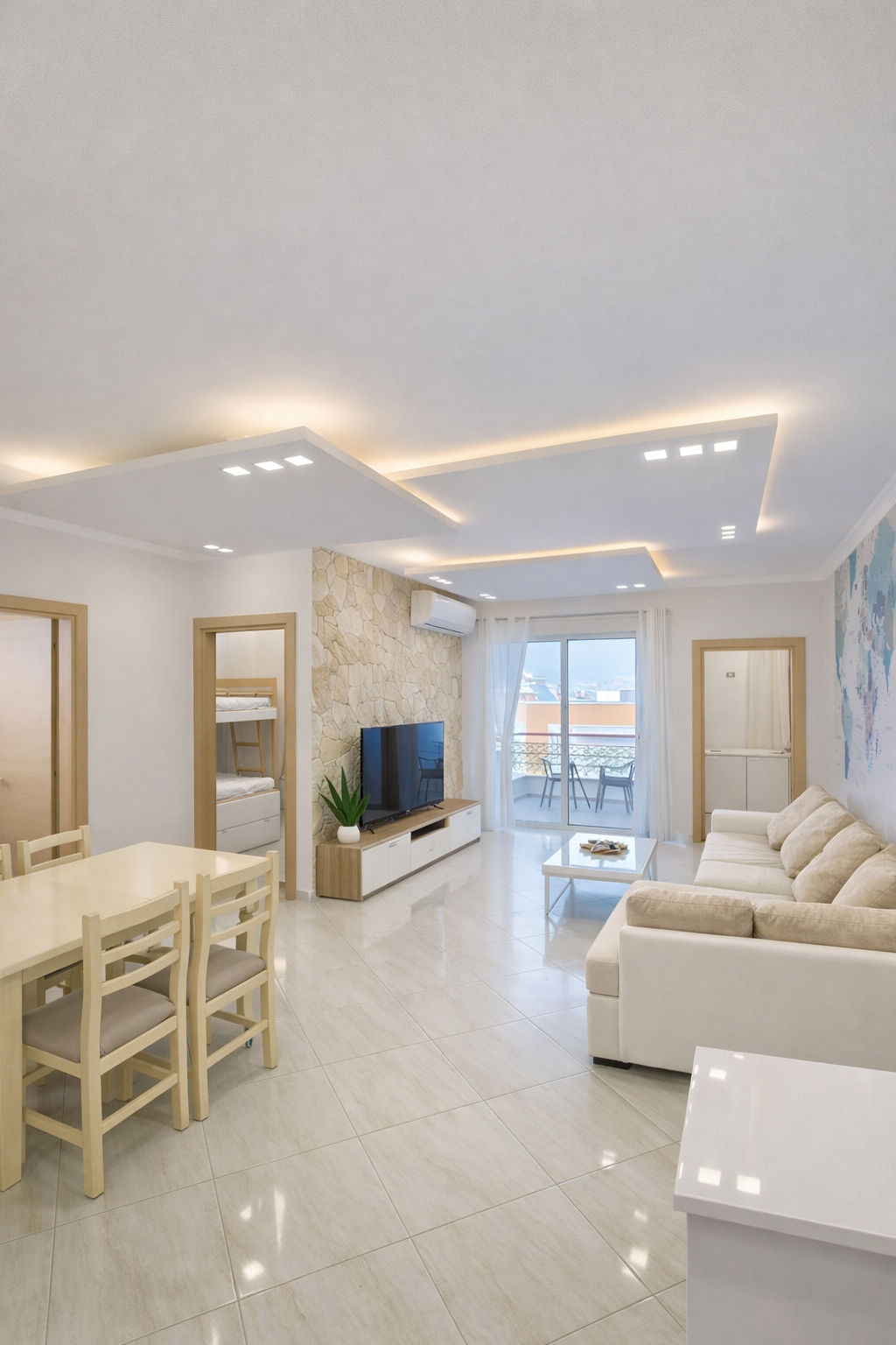 Apartament 3+1 per qira tek Kompleksi FZ tek Liqeni i Thate.