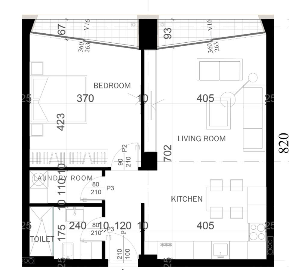 Thumbnail: Apartament 1+1 per shitje tek Grow Green Residence ne Sauk.