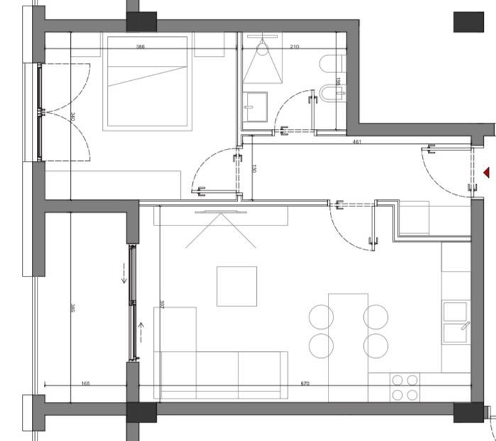 Thumbnail: Apartament 1+1+Parking per shitje tek Sun Palase Residence ne Palase.