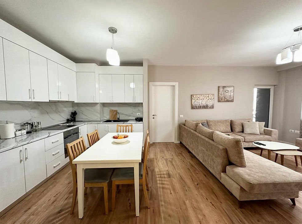 Thumbnail: Apartament 2+1 per qira tek Quartum Residence tek Rruga Jordan Misja.