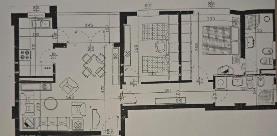 Apartament 2+1 per shitje tek Pallati me Shigjeta.