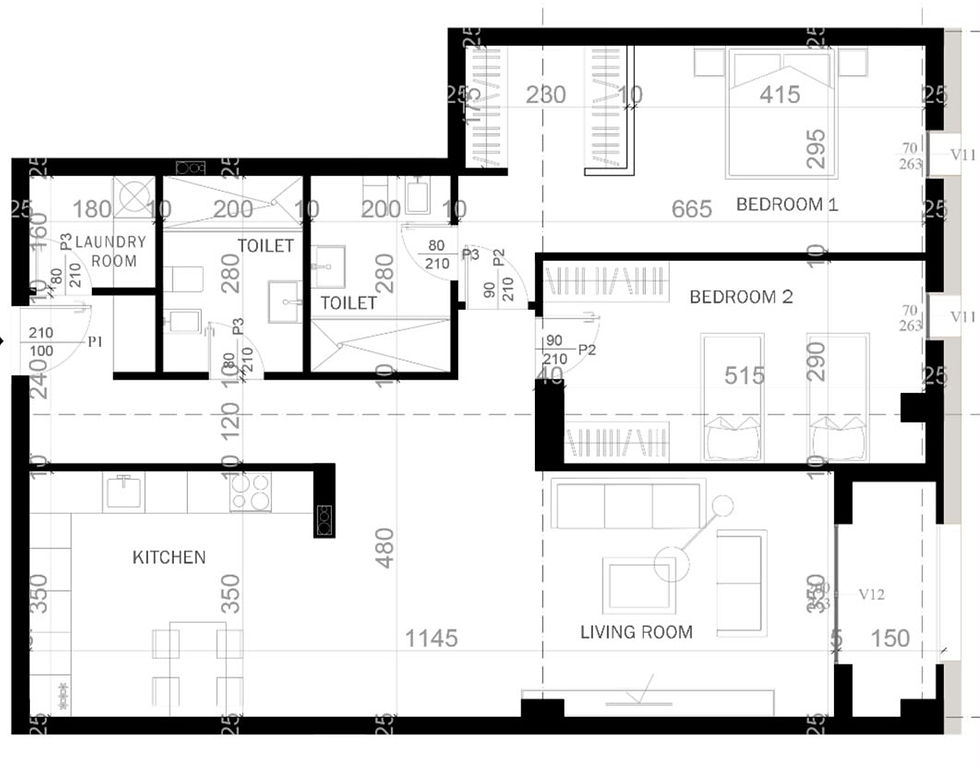 Thumbnail: Apartament 2+1 per shitje tek Grow Green Residence ne Sauk.