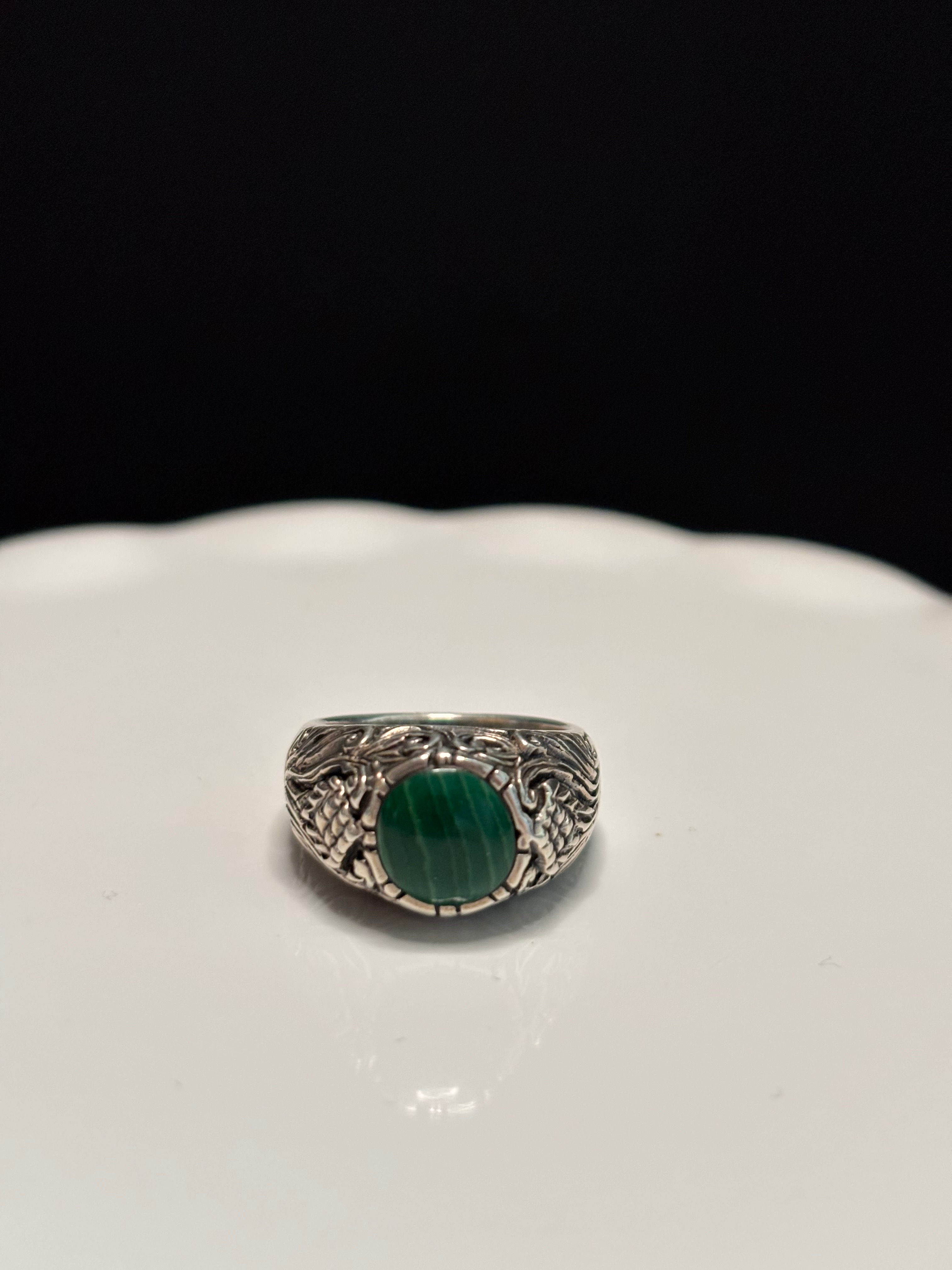 Malachite Ring - Size 5