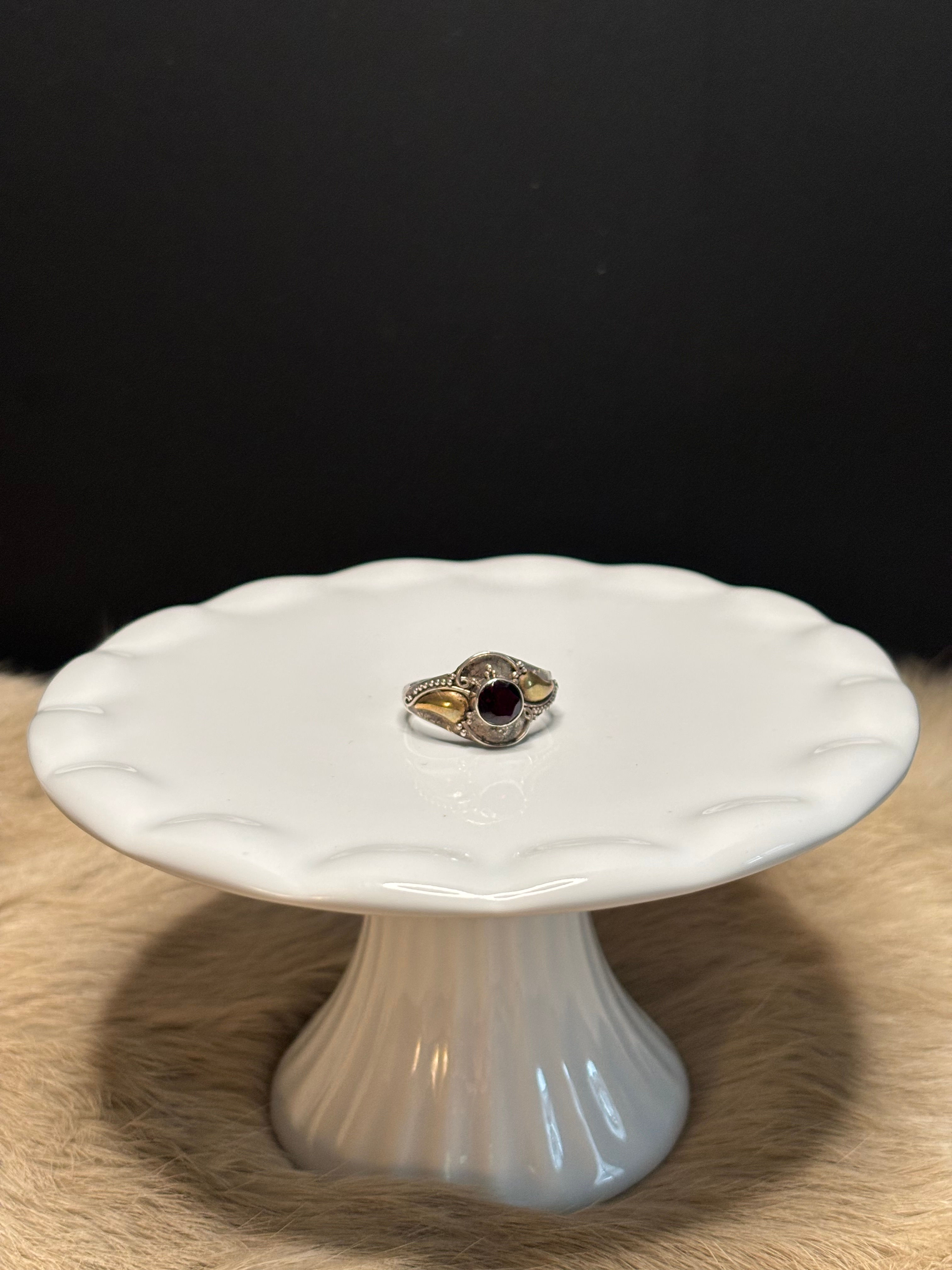 Garnet Ring - Size 8 