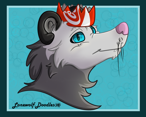 A oppossum with a coke can crown 