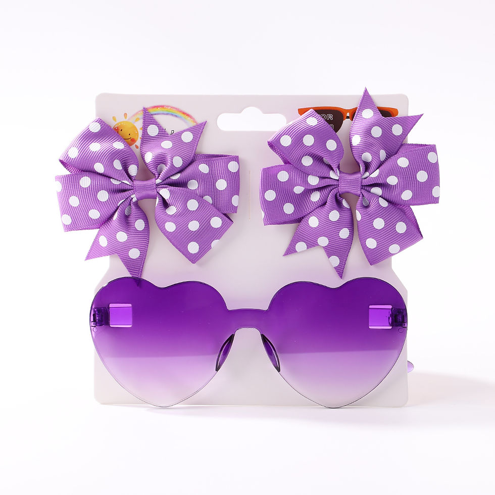 Miniatura: 3 Peças Presilhas de Cabelo/Oculos