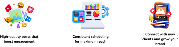 social media posting section