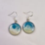 Thumbnail: Ocean earrings on a silver hook