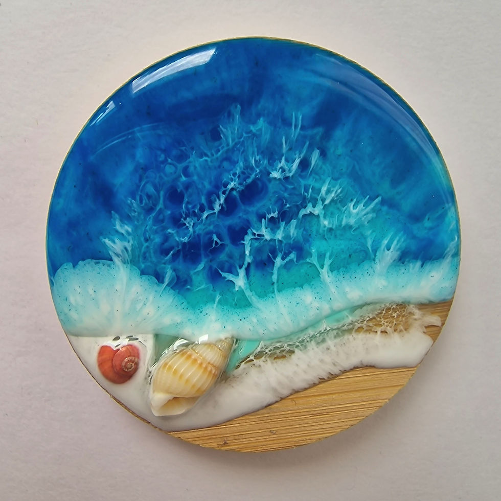 Thumbnail: Resin Ocean Magnetic bottle opener