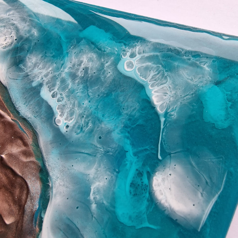 Thumbnail: 3D Isle of Wight – Bronze & Resin Wall Art 21 cm x 29cm