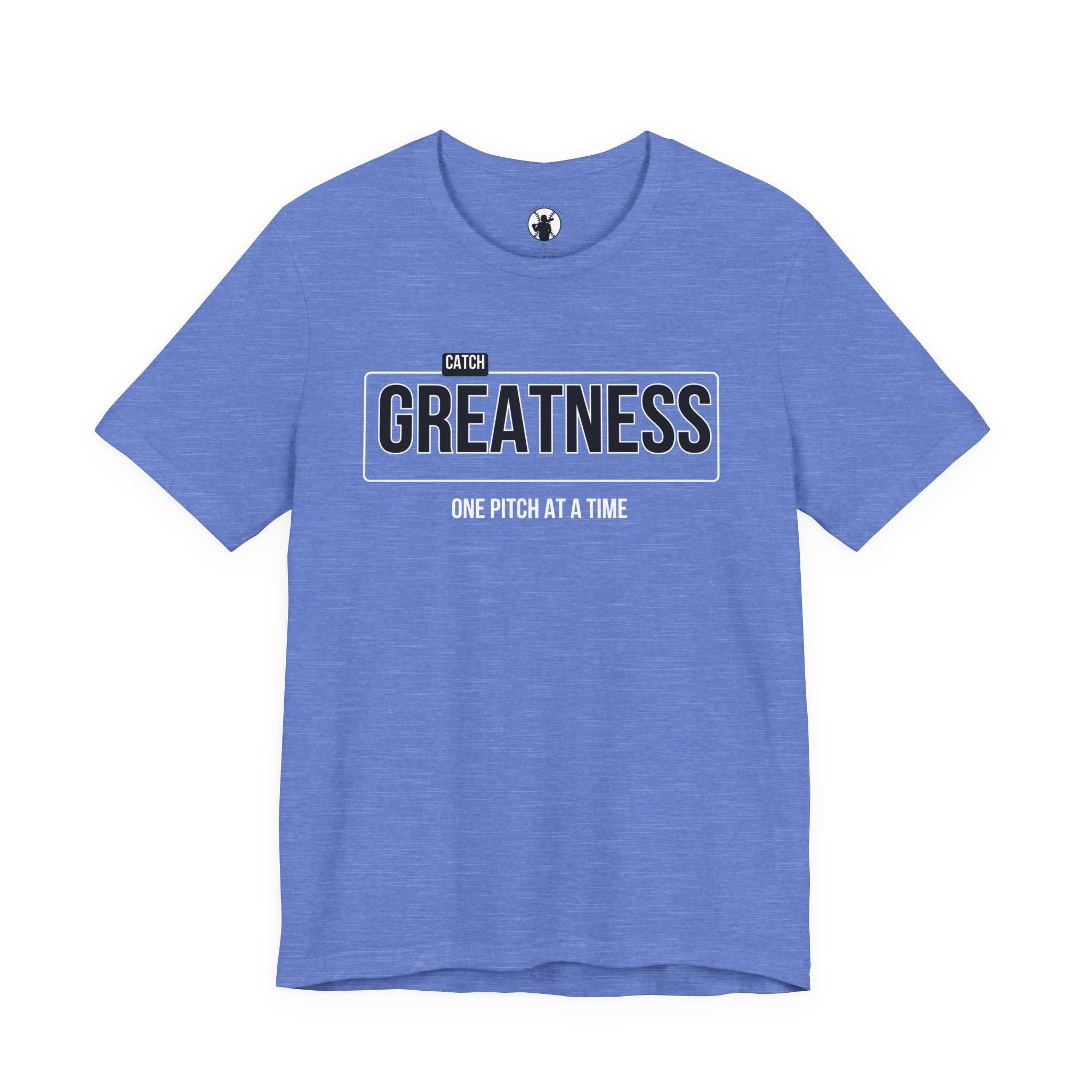 Chase Greatness. One Pitch at a Time. | Adult Baseball Motivational Tee