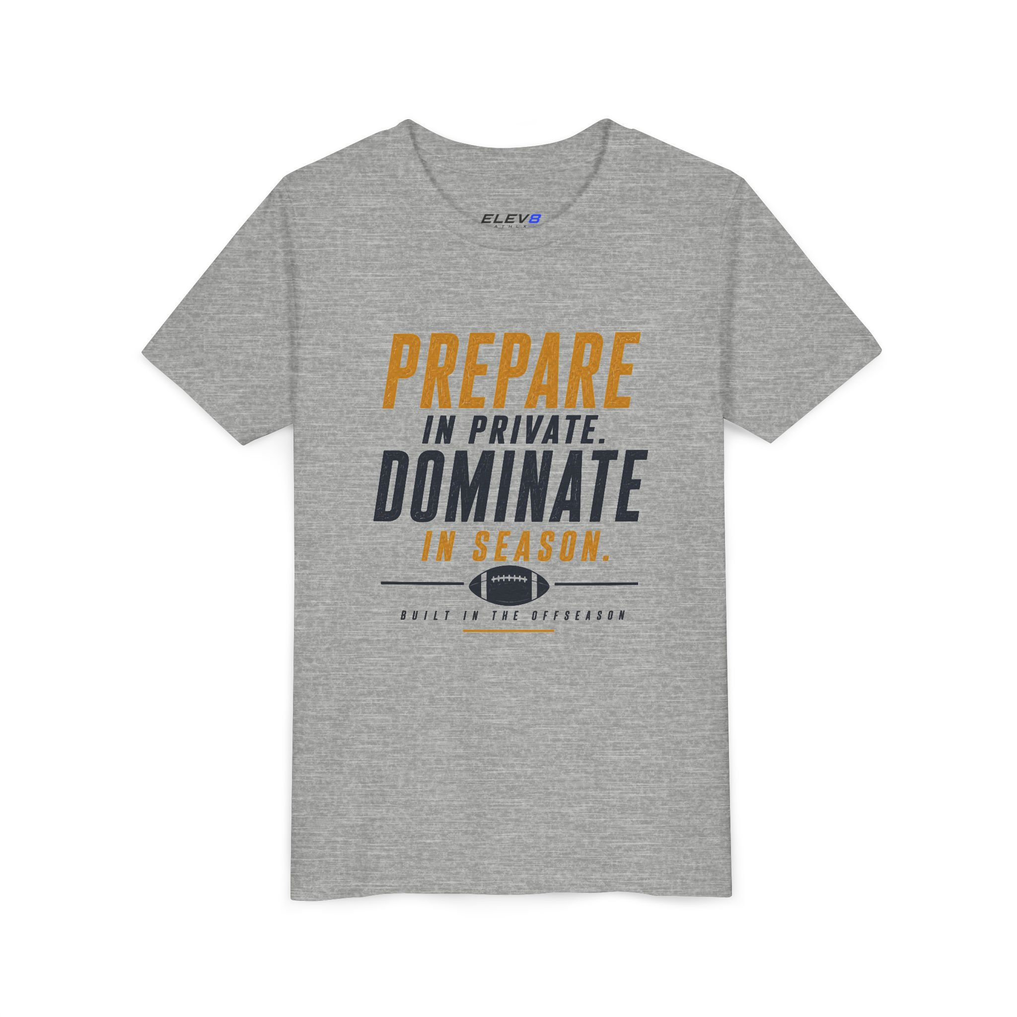 Built in the Offseason | Youth Football Tee | Prepare in Private