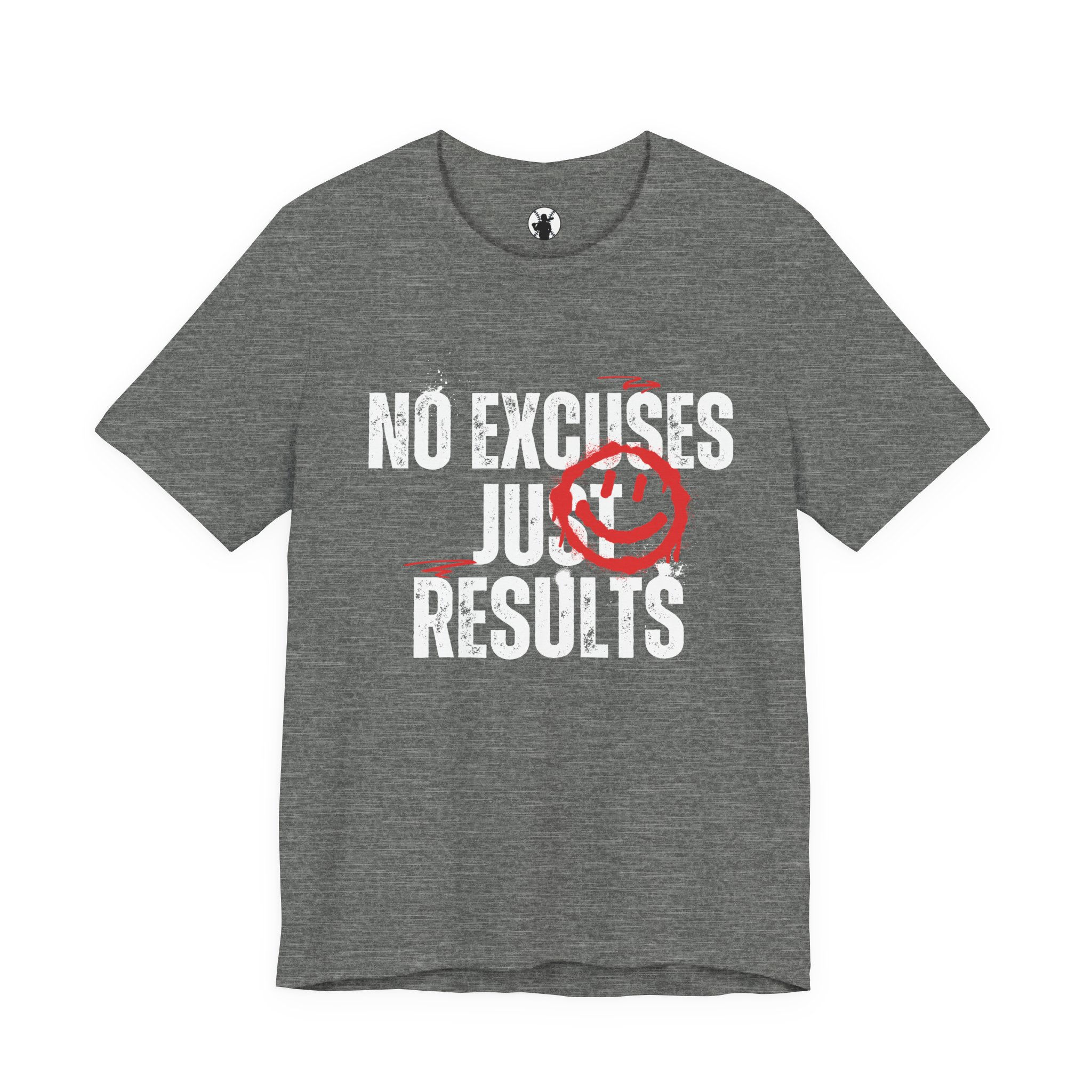 No Excuses. Just Results. | Adult Baseball Motivational Tee