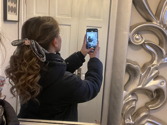 Wavy curls look...