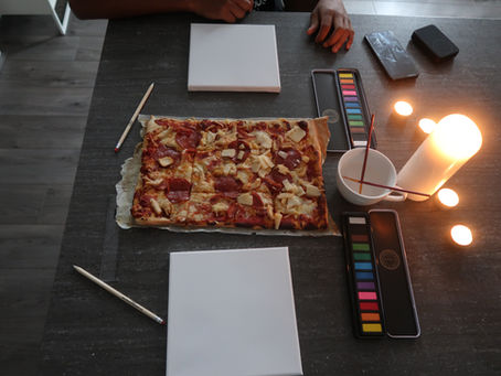 Paint night, date night
