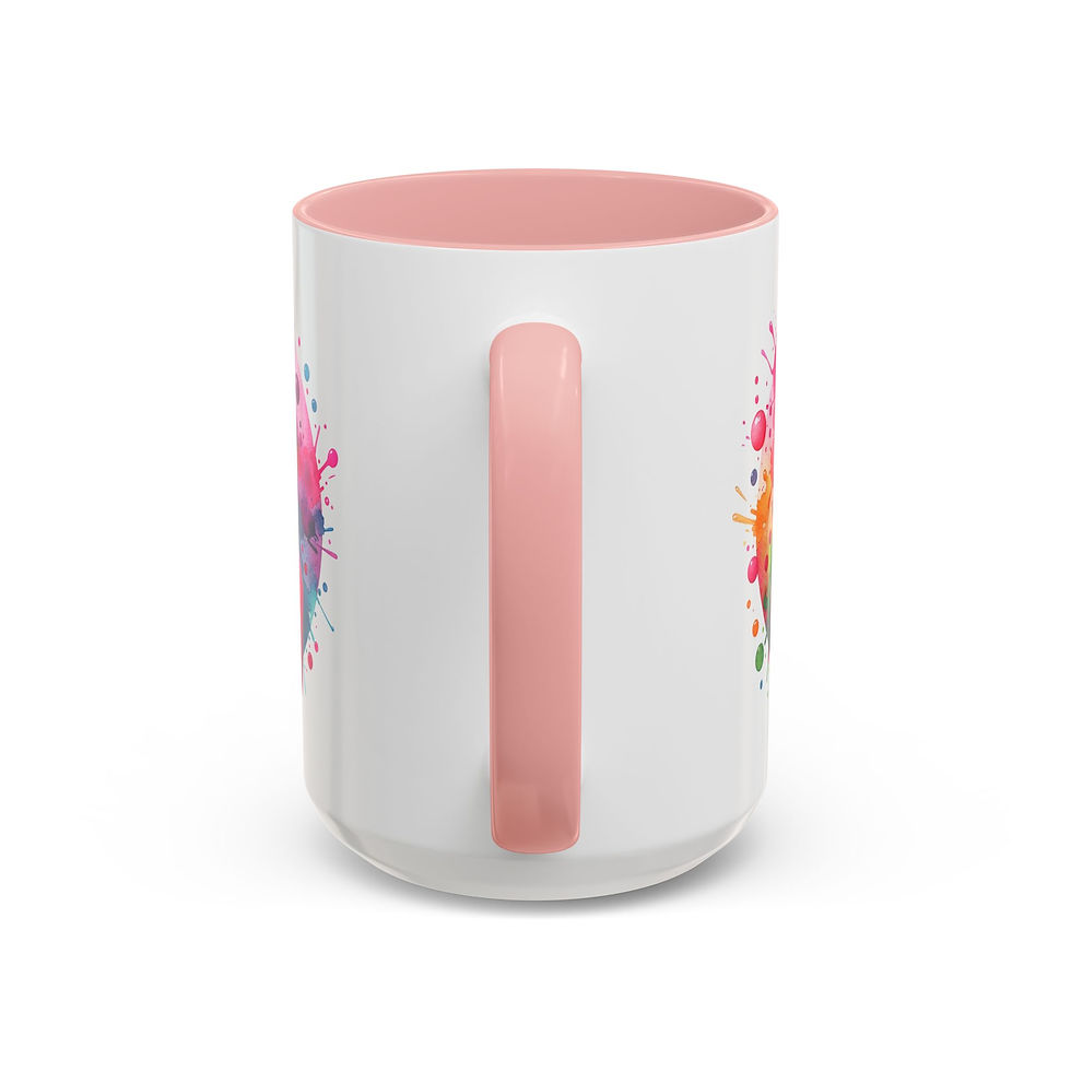 Thumbnail: Inspirational Pink Ribbon Coffee Mug - Support Breast Cancer Awareness