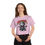 Thumbnail: Meowtalica Cat Confessions Champion Women's Heritage Cropped T-Shirt