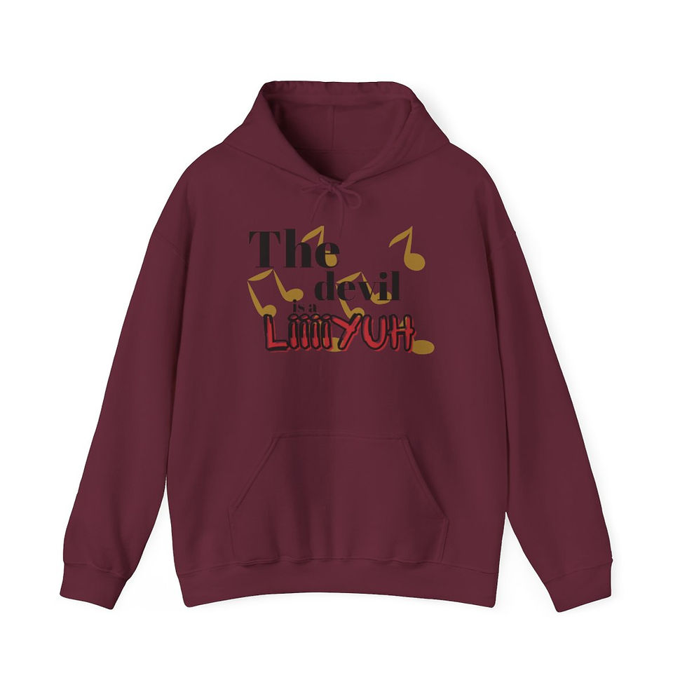 Thumbnail: The devil is a Liar Unisex Heavy Blend Hooded Sweatshirt
