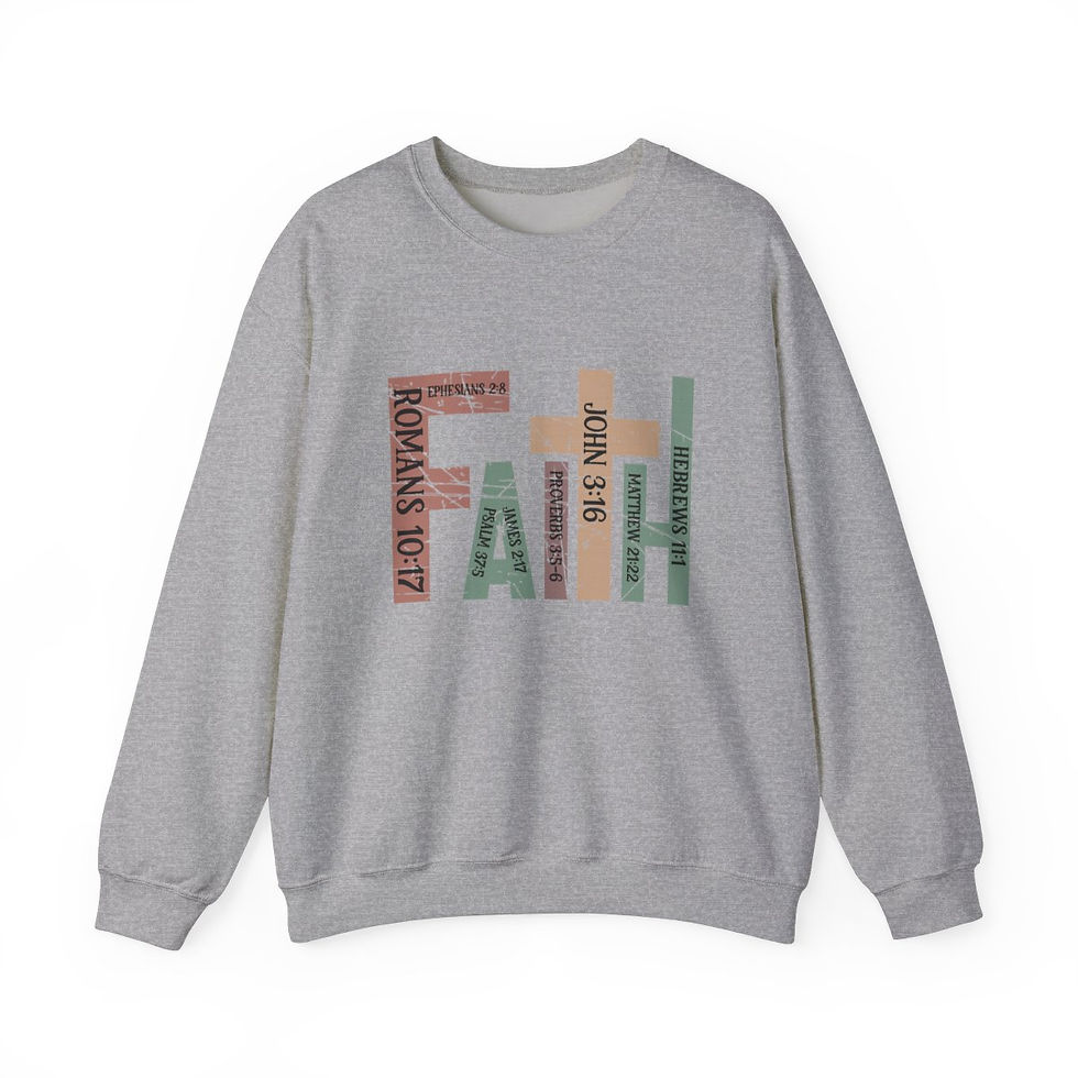 Thumbnail: FAITH Unisex Heavy Blend™ Crewneck Sweatshirt