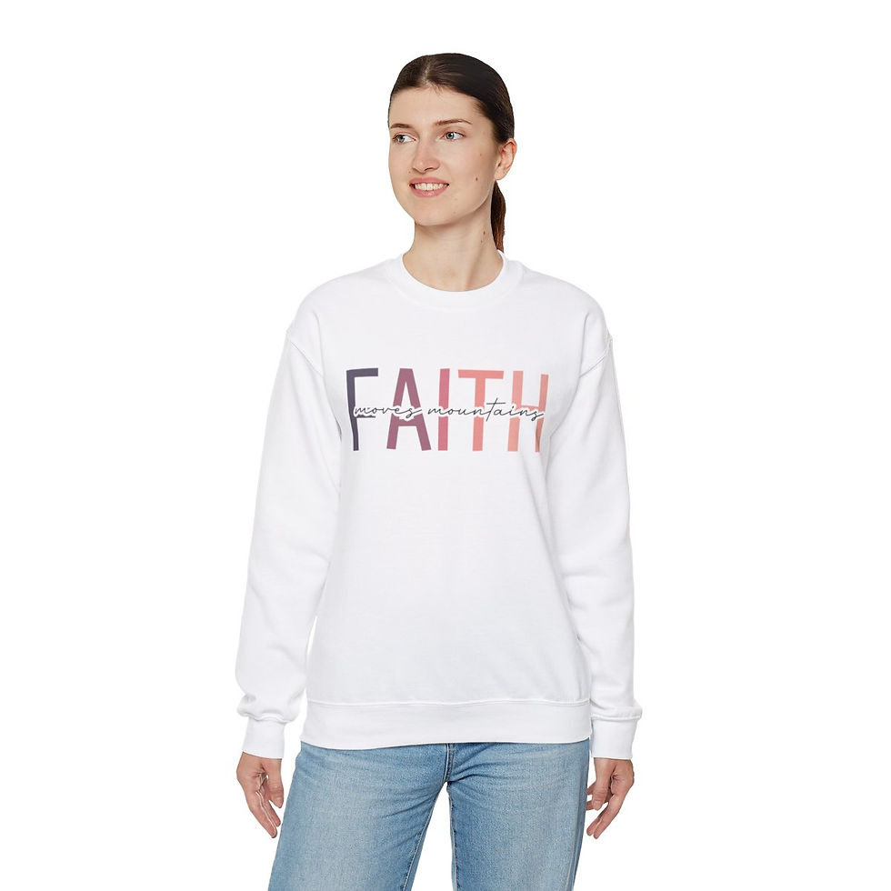 Thumbnail: Faith Unisex Heavy Blend™ Crewneck Sweatshirt