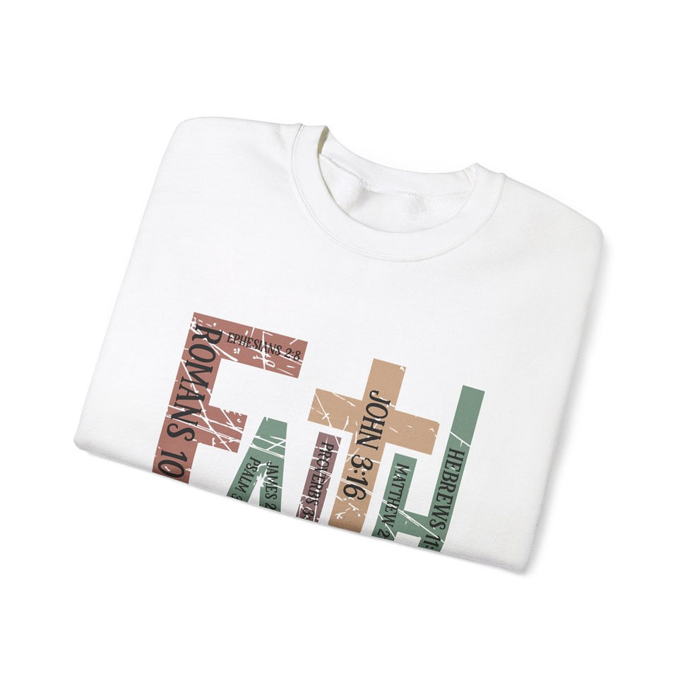 Thumbnail: FAITH Unisex Heavy Blend™ Crewneck Sweatshirt