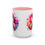 Thumbnail: Inspirational Pink Ribbon Coffee Mug - Support Breast Cancer Awareness