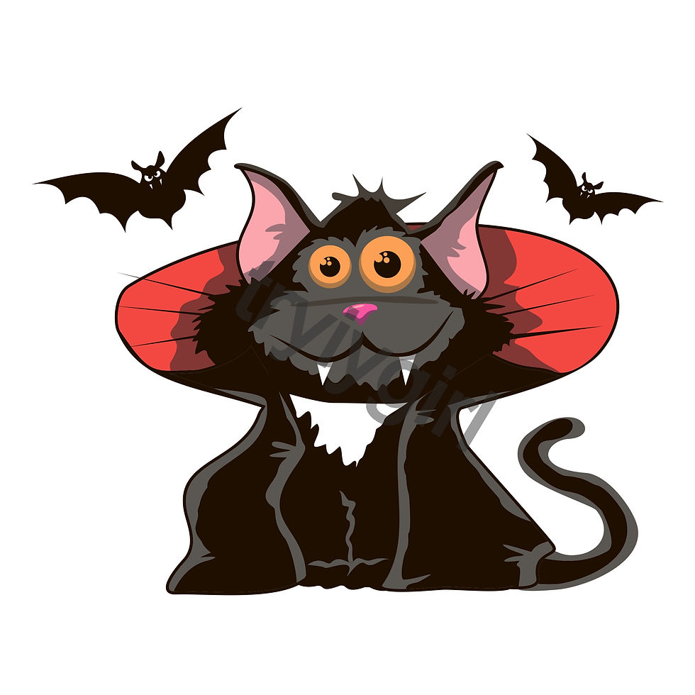 Thumbnail: Cat Halloween Stickers