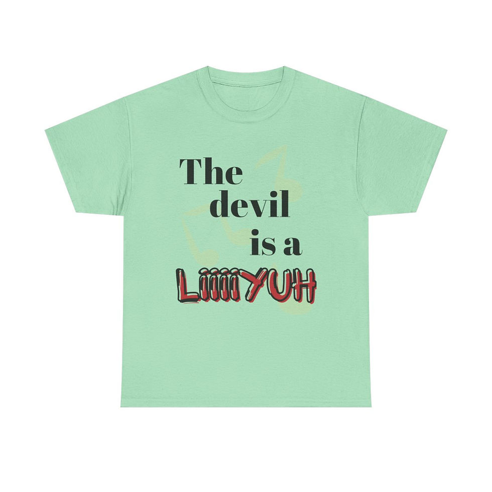 Thumbnail: The Devil Is A Liar Unisex Heavy Cotton Tee