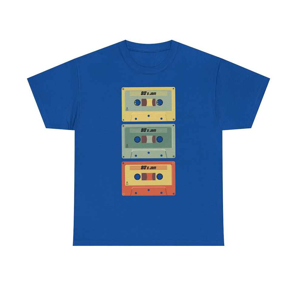 Thumbnail: 80's Jam Unisex Heavy Cotton Tee